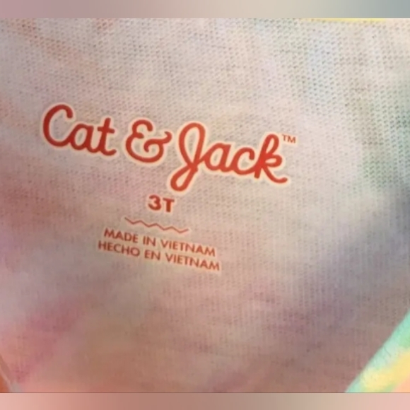 Toddler Girls Cat & Jack Yellow Tie Dye Tutu Tank Top Dress -3T - Picture 3 of 3